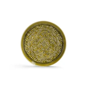 Plateau Berbere O 35 Cm - Olive-RYON DISTRIBUTION Cheap