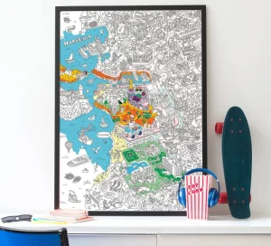 Poster Geant A Colorier - Marseille-OMY Clearance