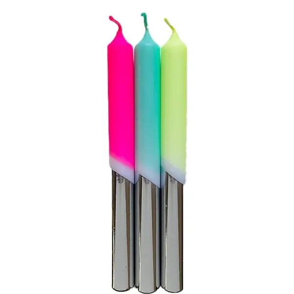 Set De 3 Bougies Pop Tie And Dye - Girl Just Wanna Have Fun-PINK STORIES Fashion
