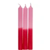 Set De 3 Bougies Tie And Dye - Rose Et Rouge-OUT OF THE BLUE Flash Sale