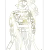 Set De 2 Posters A Colorier - Pirate-MERI MERI Cheap