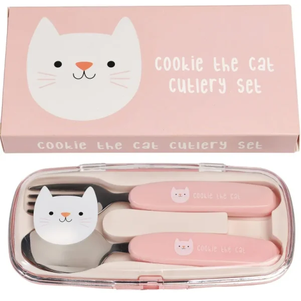 Set De Couverts Enfants - Cookie The Cat-rex Cheap