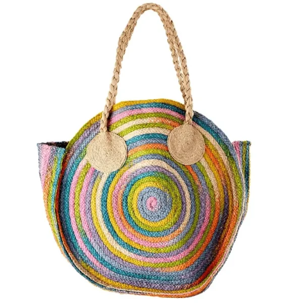 Shopping Bag Multicolore ∅ 60 Cm-RICE Online