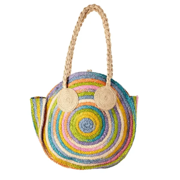 Shopping Bag Multicolore ∅ 40 Cm-RICE Outlet