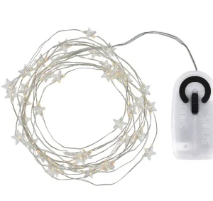 Guirlande Lumineuse 40 Leds Star Fil Argent-SIRIUS Shop