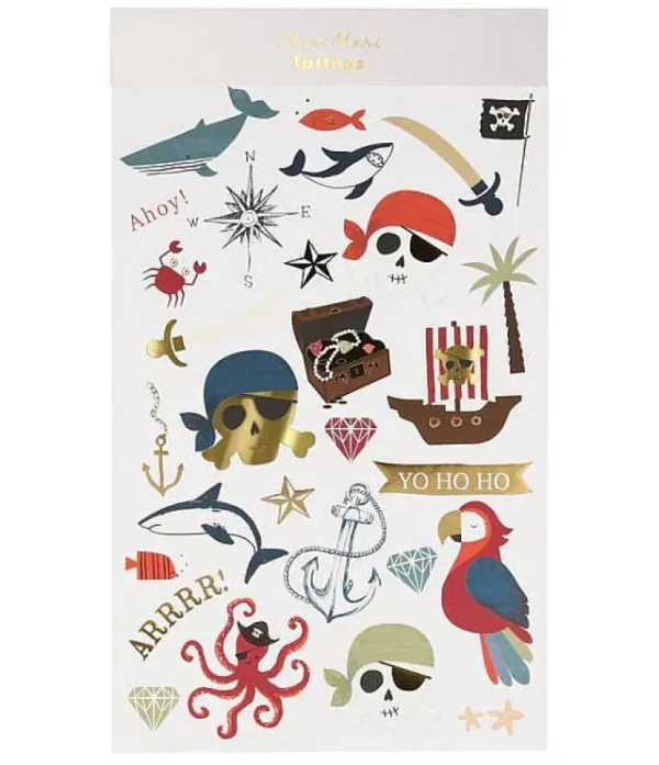 Tatoos - Pirate-MERI MERI Cheap